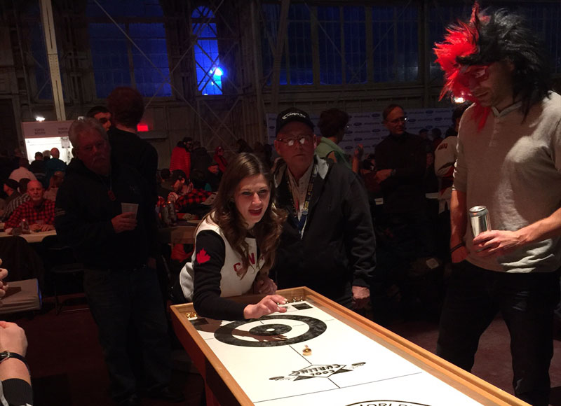 Recognize the clown? It’s John Morris (Johnny Mo) incognito at the 2016 Briar in Ottawa playing the game…