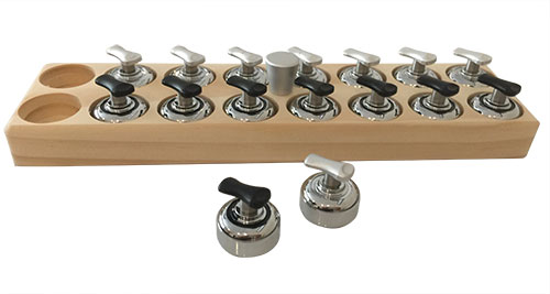Edge II Curling & Shuffleboard Game - Black - 8': The Rocks